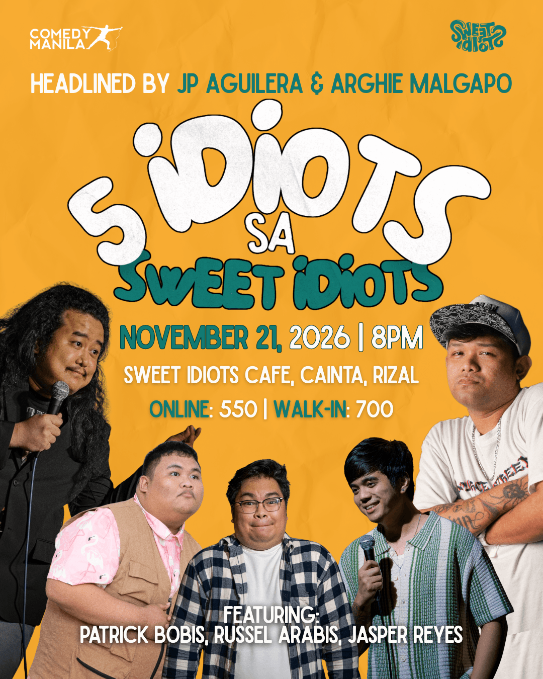 5 IDIOTS SA SWEET IDIOTS